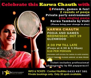 Karwa Chauth in Sydney 2016